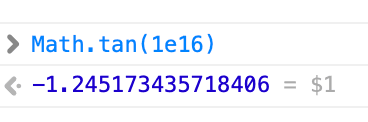 Math.tan in a Safari env